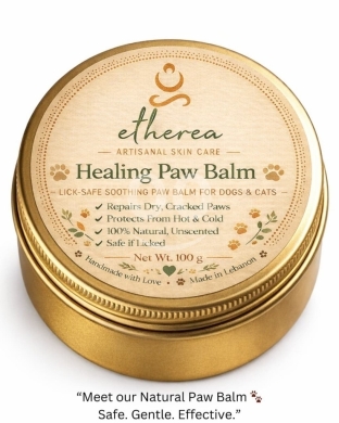 Health & Beauty in Biaqout - مرهم إيثيريا الطبيعي لترميم وحماية كفوف الأليفة | Etherea Healing Paw Balm for Dogs & Cats 100g