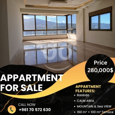 Apartments for sale in Baabda - Appartment For Sale