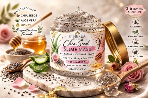 ماسك بذور الشيا الجيلاتيني "Chia Seed Slime Mask" لترطيب ونضارة البشرة - 12$ | Etherea Ch… — 2