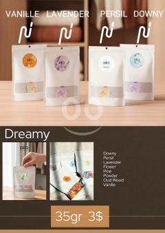 معطر دريمي الفوار للملابس والخزائن 35 جرام 3$ | Oro Dreamy Scented Sachets for Clothes 35g 3$