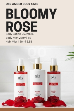Health & Beauty in Aley - مجموعة بلومي روز للعناية بالجسم: لوشن ومعطر جسم وشعر | Bloomy Rose Body Care: Lotion, Body & Hair Mi