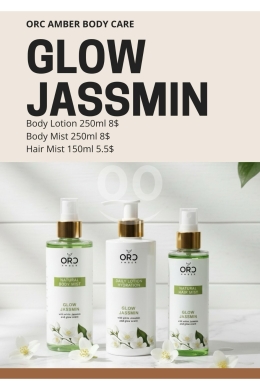 Health & Beauty in Aley - مجموعة غلو ياسمين للعناية بالجسم: لوشن ومعطر جسم وشعر | Glow Jassmin Body Care Set: Lotion & Mist