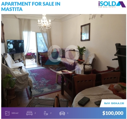 Apartments for sale in Mastita - 2 bedroom apartment+sea view 4sale in Masita-Jbeil - مستيتا جبيلGH54A130