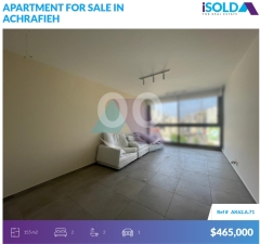2 bedroom apartment+pool+sea view 4sale in Achrafieh - شقة في الأشرفيةAK62A71