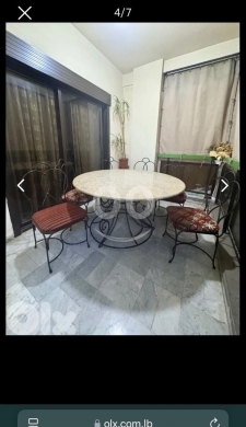 Dining room in Chiyah - Luxuries Table (Rkham) with 8 Chairs (7adid)