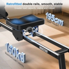 جهاز تجديف نيزي مغناطيسي صامت للتمارين المنزلية | Neezee Magnetic Silent Rowing Machine Home Gym