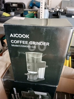 مطحنة قهوة أيكوك الكهربائية الاحترافية وجديدة بالكرتون | Aicook Electric Coffee Grinder New In Box