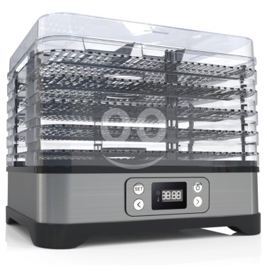 ??HEINRICH´S Vegetable And Fruit Food Dehydrator (HDR 8502) Grey (250W)-جفافة فواكه — 4