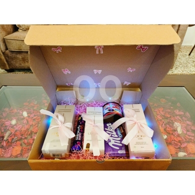 بوكس العناية المتكامل بمنتجات لادورا الطبيعية مع إضاءة | L'Dora Natural Care Gift Box wit… — 2