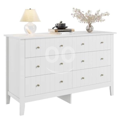 خزانة أدراج إيكيا بيضاء بـ 6 أدراج بتصميم عصري | IKEA 6-Drawer Dresser White Modern Chest… — 2