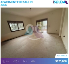 2 bedroom apartment+mountain view 4sale in Jbeil - شقة للبيع في جبيلMI05A46