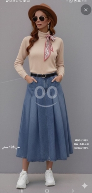 كنزة صوفية ناعمة بياقة عالية مع وشاح أنيق | Soft Turtleneck Knit Top with Elegant Scarf — 2