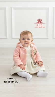 Clothes, Footwear & Accessories in Jeb Jenine - طقم بناتي شتوي فاخر: فستان "كلوش" مع جاكيت فرو ناعم | Luxury Baby Girls&#039; Winter Set
