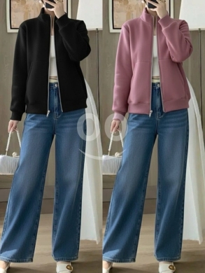 Clothes, Footwear & Accessories in Jeb Jenine - جاكيت قطني عصري بجودة مضمونة | Trendy High-Quality Cotton Zip-Up Jacket