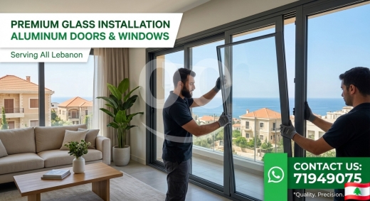 Home Repair in Achrafieh - Professional Glass Installation for Aluminum Doors & Windows in Lebanon
