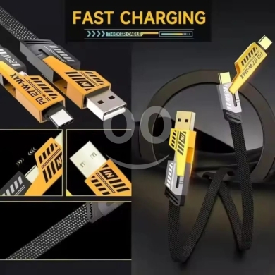Mobile accessories in Sebline - كابل شحن سريع PD بقوة 27 واط بتصميم مصفح فائق المتانة | PD 27W Fast Charging High-Durability Braided