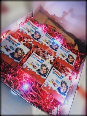 بوكس شوكولاتة كندر مخصص مع صور | Personalized Kinder Chocolate Gift Box with Custom Photos — 3