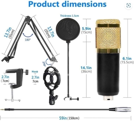Condenser microphone — 4