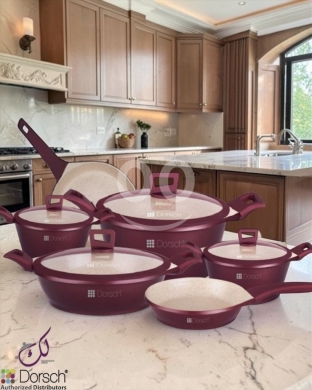 Kitchen appliances in Beirut City - طقم أواني طبخ دورش سيراميك فائق الجودة - 178 دولار | Dorsch Premium Ceramic Cookware Set - $178