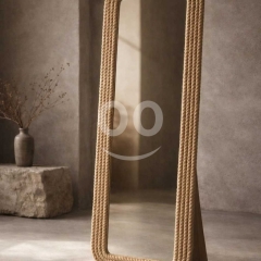 مرآة خشبية طويلة مع ستاند 150*50 سم - 75 دولار | Wooden Floor Mirror with Stand 150x50cm - $75
