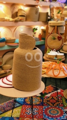 غطاء جرة غاز من حبال الخيش الطبيعي 8 ملم - 35 دولار | Natural Jute Rope Gas Cylinder Cove… — 2
