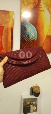 حقيبة يد (كلاتش) قطنية يدوية الصنع - 25 دولار | Handmade Cotton Rope Clutch Bag - $25 — 2