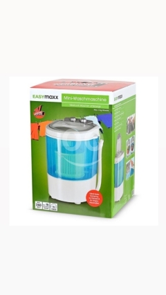 easymaxx 3KG Mini Portable Spin Washing Machine with Timer - Perfect for Travelling, Camping