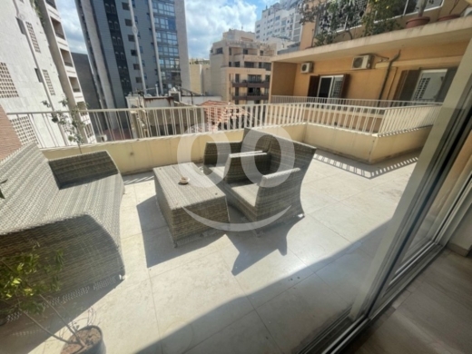 Apartments for rent in Achrafieh - Semi furnished apartment for rent in Achrafieh 4 bedrooms with large Terrace