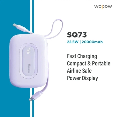 WOPOW SQ73 20000mAh Mini Power Bank — 4