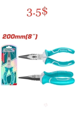 DIY Tools & Materials in Tripoli - بانس بوز طويل 8 إنش من TOTAL بسعر 3.5$ | TOTAL 8" Long Nose Pliers for 3.5$