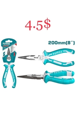 أدوات ومعدات منزلية في طرابلس - بانس بوز طويل 8 إنش من TOTAL بسعر 4.5$ | TOTAL 8" Long Nose Pliers for 4.5$