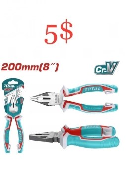 أدوات ومعدات منزلية في طرابلس - بانسة 8 إنش من TOTAL بسعر 5$ | TOTAL 8" Combination Pliers for 5$