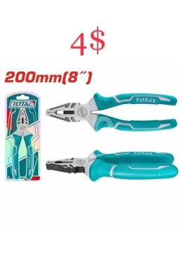 DIY Tools & Materials in Tripoli - بانسة 8 إنش متعددة الوظائف 6 في 1 من TOTAL بسعر 8$ | TOTAL 8" 6-in-1 Multi-function Combination Plie
