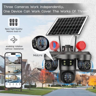 Other electronics dans Achrafieh - كاميرا مراقبة احترافية 4G ذكية - 3 عدسات و3 شاشات | Wireless 4G Smart Security Camera 3-Lens