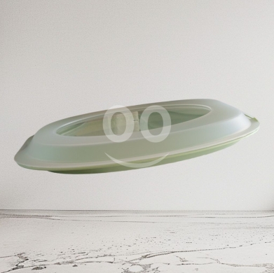 Cuisine dans Rafide - صحن تبروير طايش مع غطاء قلاب ألوان متعددة | Tupperware Floating Plate Flip Lid