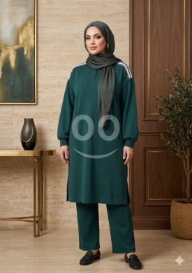 الملابس، الأحذية والزينة في Loussiya - High Quality Turkish French Terry Long Pajama Set Sizes XL-4XL
