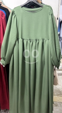 Vêtements, chaussures et accessoires dans Sindiyaneh - فستان "تربل كلوش" قماش باربي خريفي راقي | Triple Cloche Barbie Fabric Autumn Dress 18$