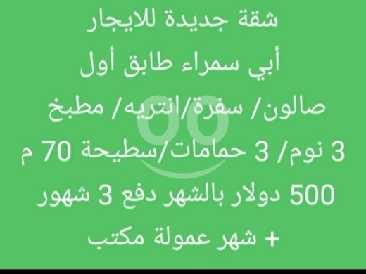 شقق للإيجار في أبو سمرا - شقة جديدة مميزة للإيجار في أبي سمراء مع سطيحة واسعة | Brand New Apartment for Rent in Abi Samra