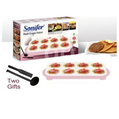 Kitchen appliances in Tripoli - صانعة كريب ووجبات متعددة سونيفر 1350 واط سطح غير لاصق | Sonifer 1350W Multi Crepe Maker