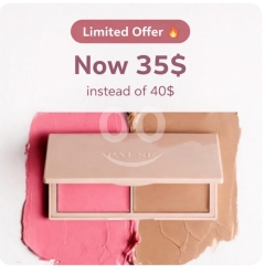 باليت بايزي الثنائية أحمر خدود وبرونزر لنحت وتوريد الوجه | Paese Blush & Bronzer Duo Palette
