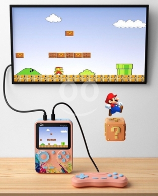 Baby & Kids Stuff in Bouchrieh - جهاز ألعاب G5 المحمول - 500 لعبة كلاسيكية مع مخرج للتلفاز | G5 Retro Game Box - 500 Classic Games