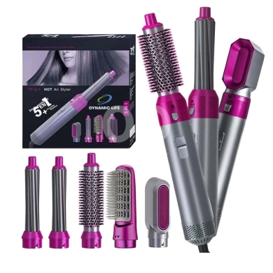 Health & Beauty in Bouchrieh - مصفف الشعر KZ-194 المتطور (5 في 1) - تجفيف وتمليس وتجعيد | KZ-194 Hot Air Styler & Hair Machine