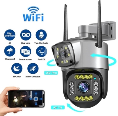 Other electronics in Achrafieh - كاميرا مراقبة ذكية لاسلكية مع خاصية الرؤية الليلية واستشعار الحركة | Smart Wireless Security Camera