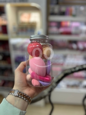Santé & Beauté dans Karsita - طقم إسفنجات مكياج منوعة في مرطبان أنيق | Multi-Pack Makeup Sponges in Jar