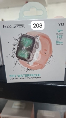 Smart Watches in Beirut City - ساعة هوكو Y32 الذكية شاشة كبيرة مقاومة للماء | Hoco Y32 Comfortable Smart Watch IP67 Waterproof