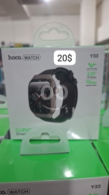 Smart Watches in Beirut City - ساعة هوكو Y33 الذكية شاشة منحنية كبيرة مقاس 2.01 بوصة | Hoco Y33 Curved Smart Watch Large HD Screen