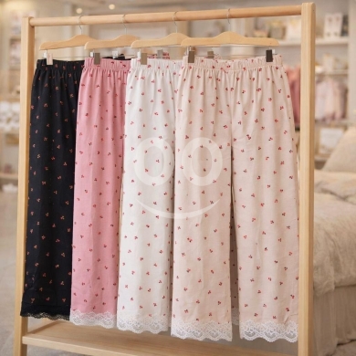 الملابس، الأحذية والزينة في Loussiya - بنطلون قطن 100% صيني بجودة فاخرة مريح وعملي | Premium 100% Cotton Comfortable Chinese Pants