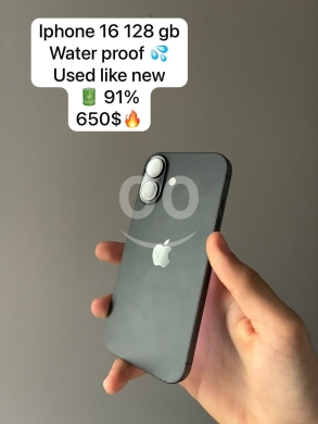 الهواتف المحمولة في الضاحية - آيفون 16 مساحة 128 جيجابايت بحالة الوكالة - سعر محروق | iPhone 16 128GB - Like New Hot Price
