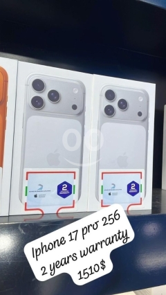 آيفون 17 برو 256 جيجابايت جديد كفالة سنتين | iPhone 17 Pro 256GB Brand New 2-Year Warranty