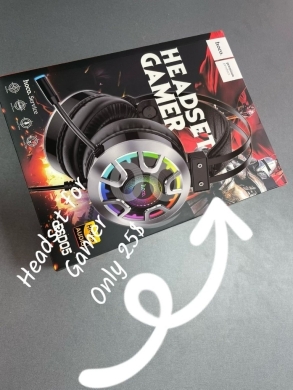 Computers Parts & Software Accessories in Beirut City - سماعة هوكو الاحترافية للألعاب مع إضاءة RGB مذهلة | Hoco Gamer Headset with Stunning RGB Lighting